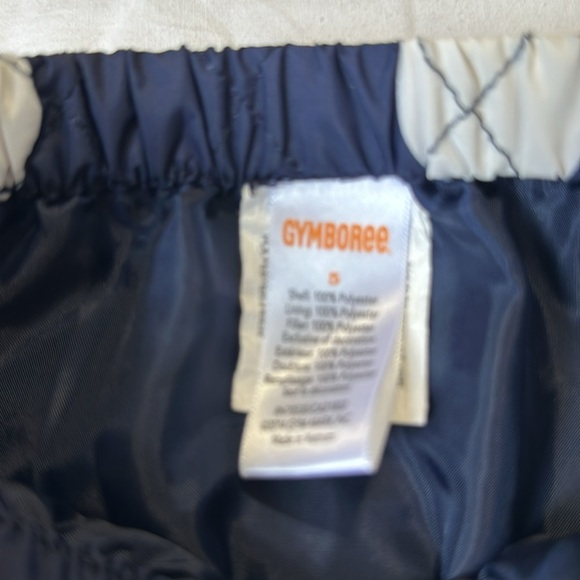 Gymboree Navy Blue Quilted Skirt with White Polka Dots Mini Size 5 - Picture 4 of 5